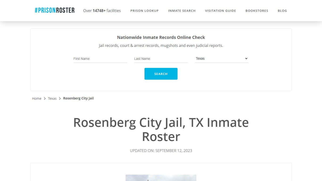 Rosenberg City Jail, TX Inmate Roster - Prisonroster